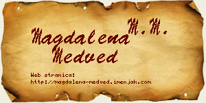Magdalena Medved vizit kartica